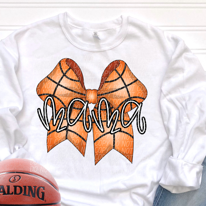 Mama Sports Bow DTF Print