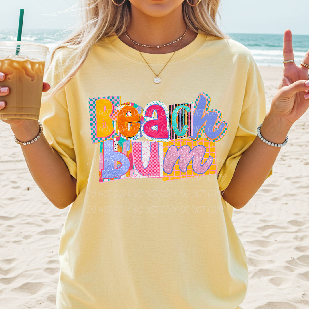 Beach Bum DTF Print