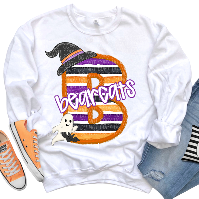 Halloween Striped Mascots DTF Print