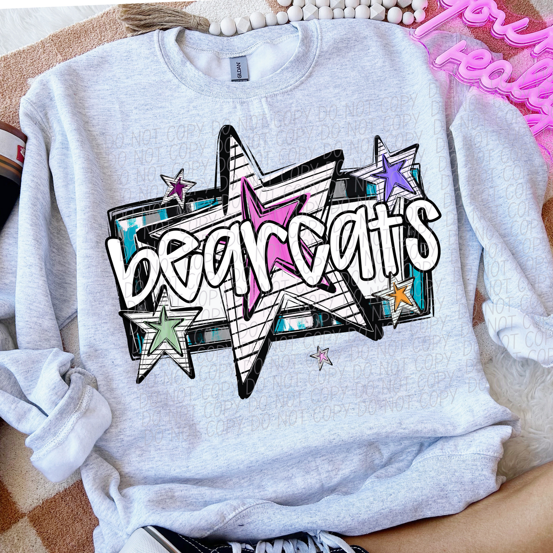 Bright Stars Mascots Youth DTF Print