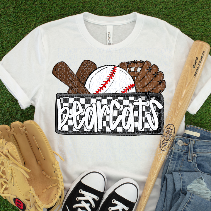 Baseball Mascots DTF Print