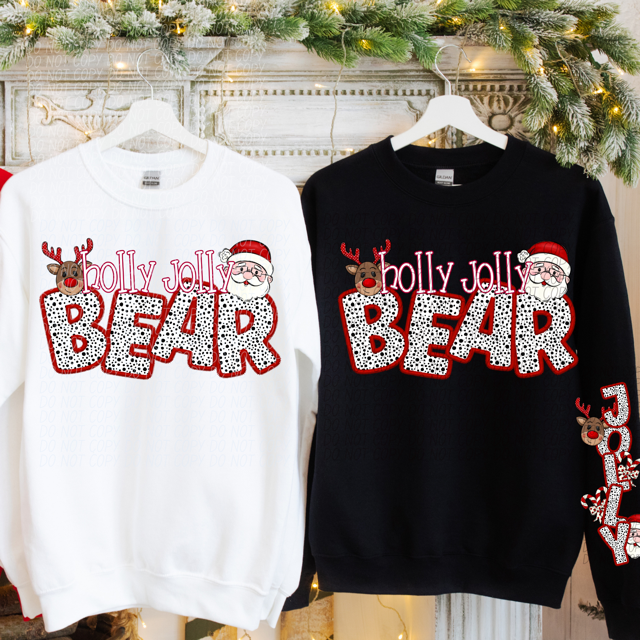 Holly Jolly Mascots DTF Print