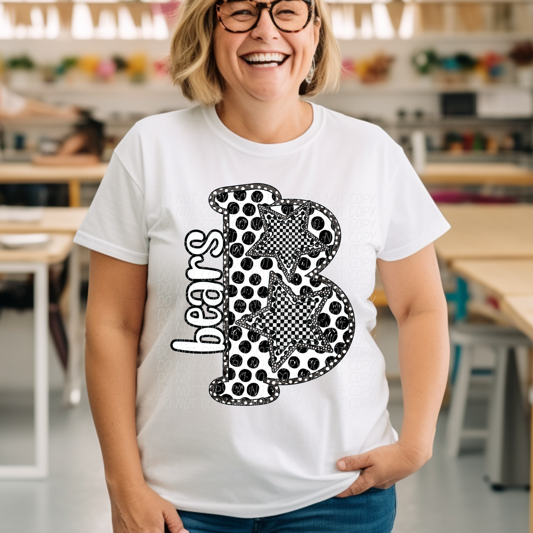 Polka Dot Mascots Youth DTF Print
