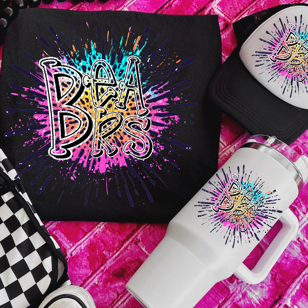 Color Splash Mascots DTF Print