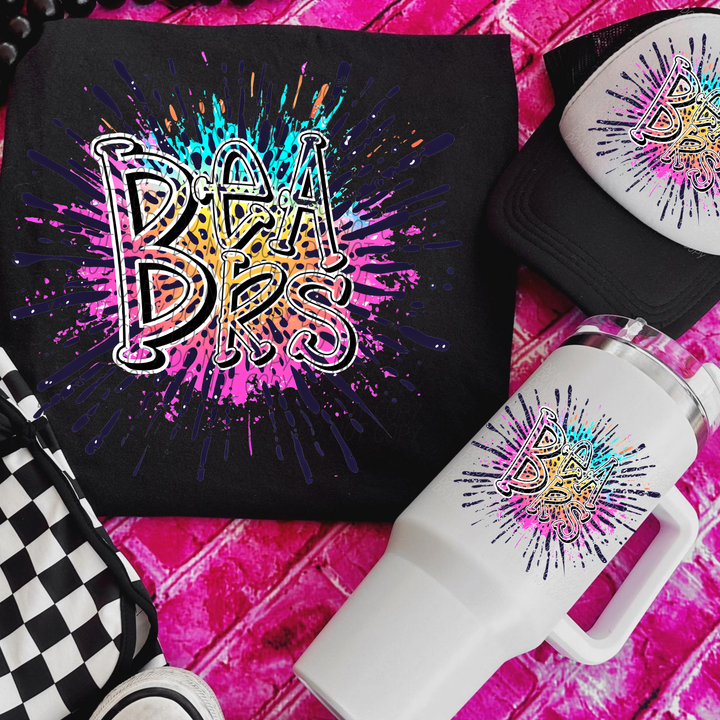 Color Splash Mascots DTF Print