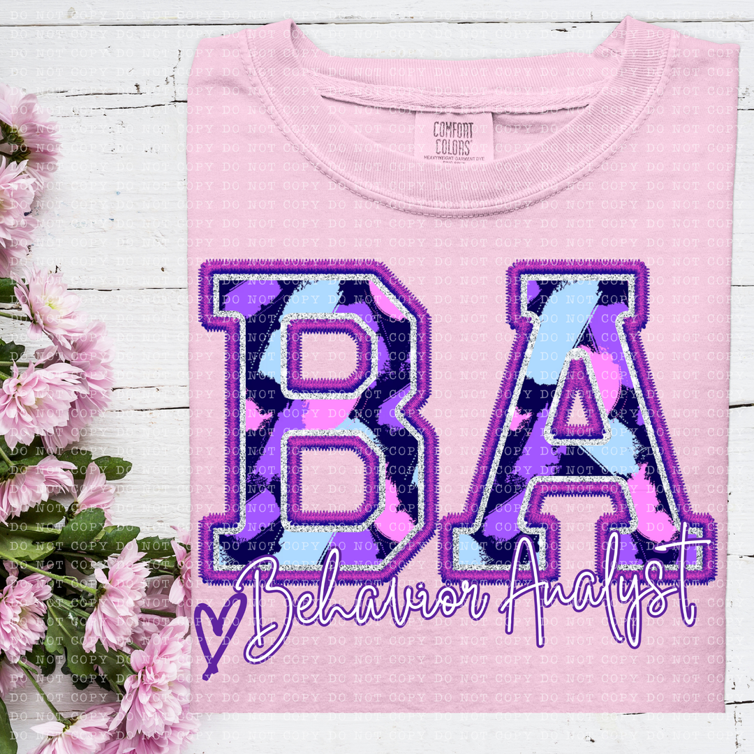 Perfectly Purple Occupations DTF Print