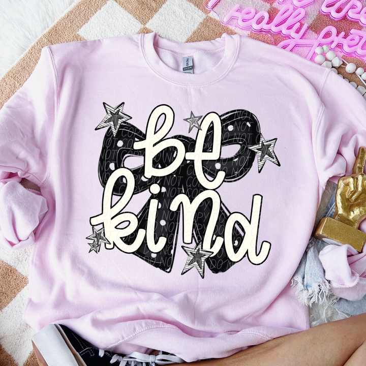 Be Kind Bow DTF Print