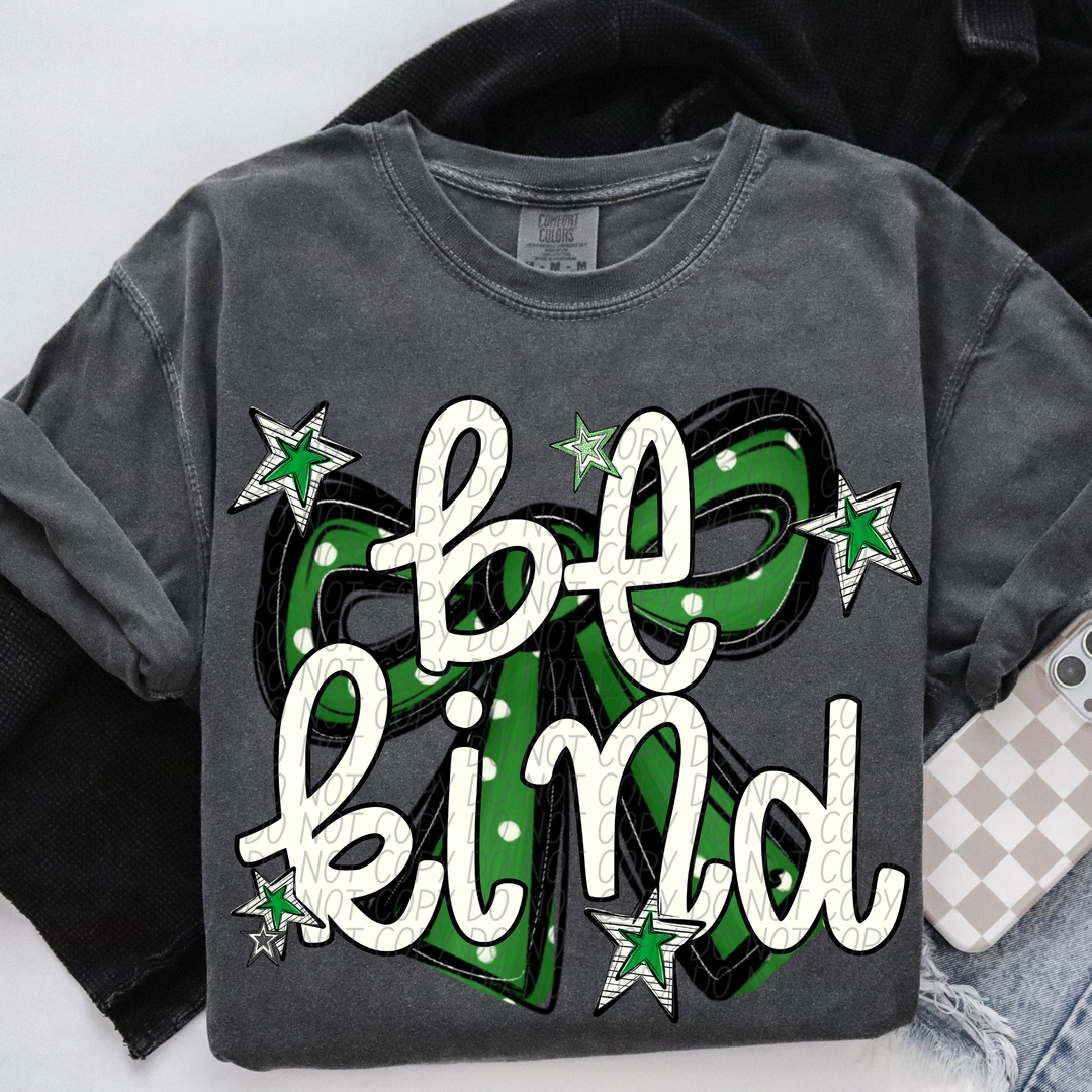 Be Kind Bow DTF Print