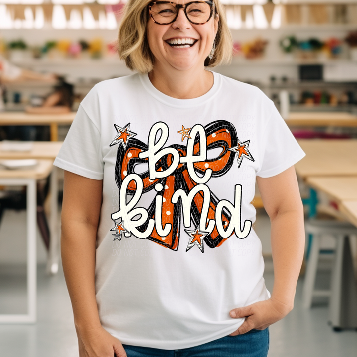 Be Kind Bow DTF Print