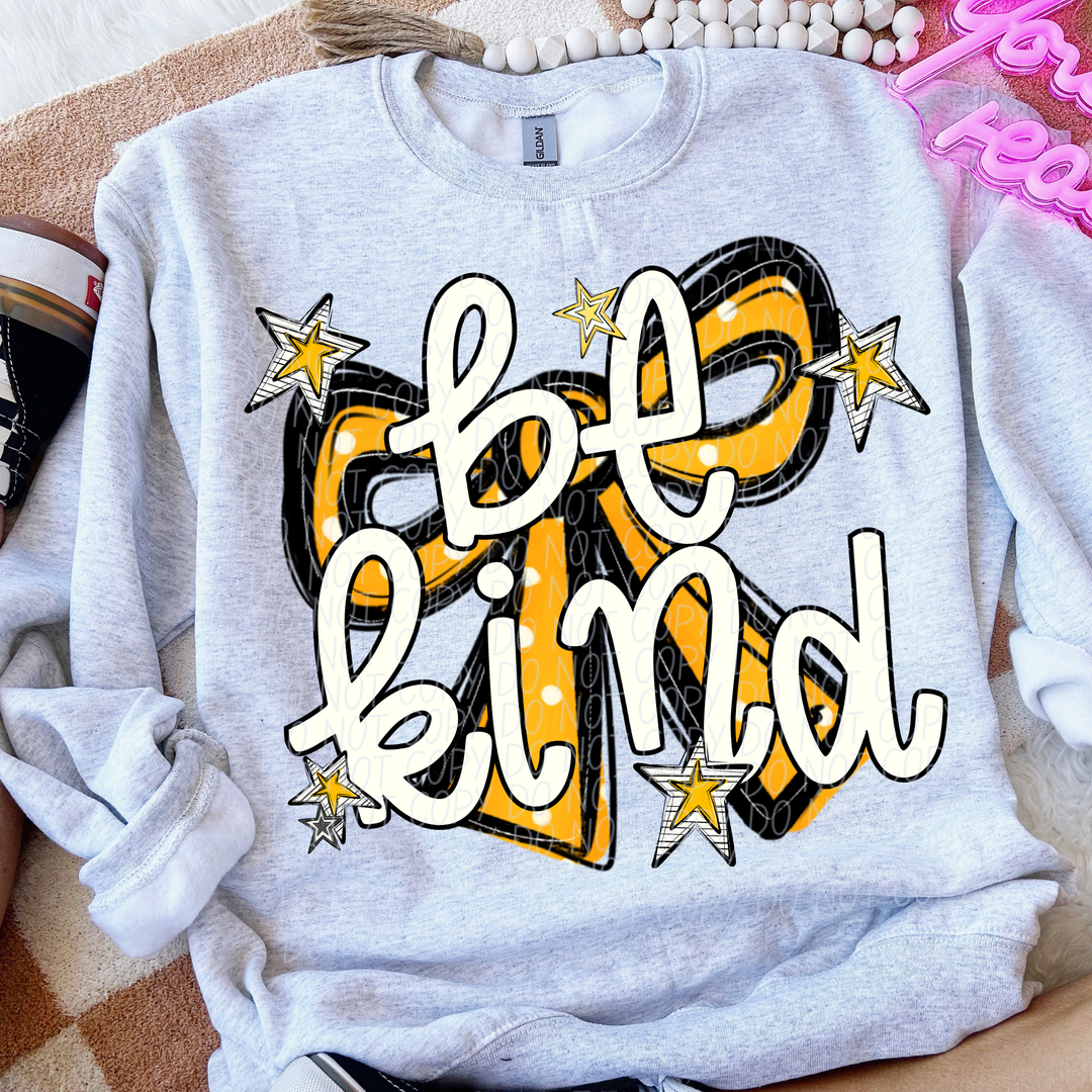 Be Kind Bow DTF Print
