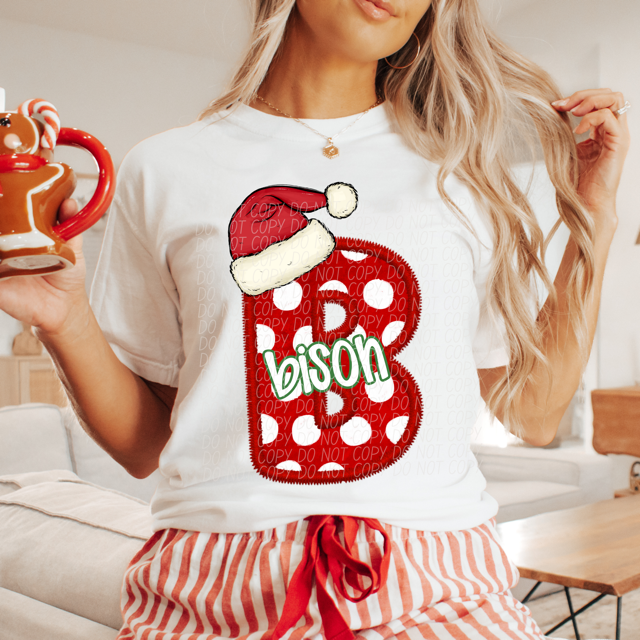 Christmas School Spirit DTF Print