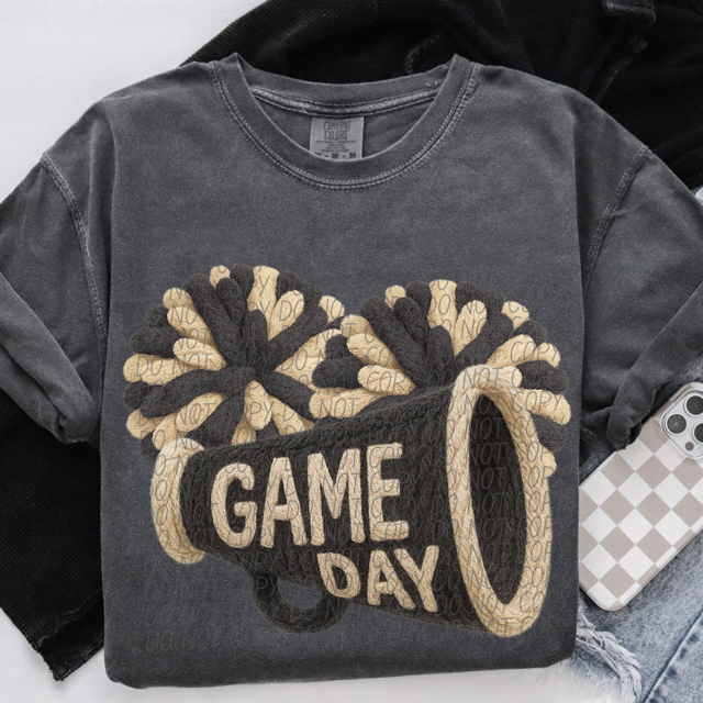 Yarn Game Day Cheer DTF Print
