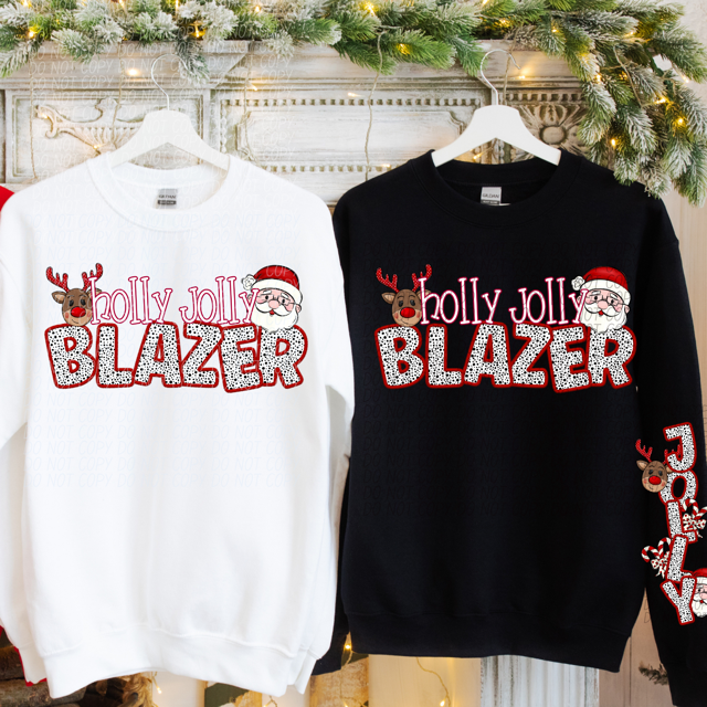 Holly Jolly Mascots DTF Print