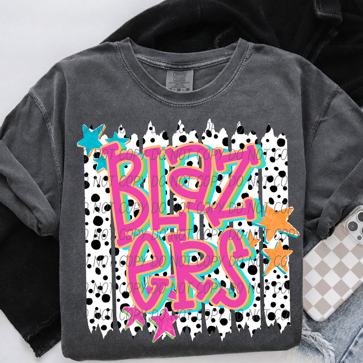 Lotty Dotty Mascots DTF Print