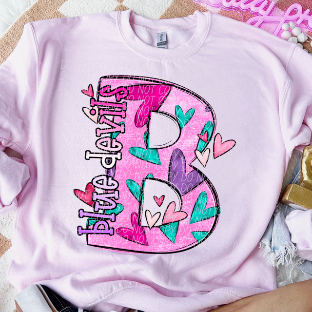 Valentine's Day Mascots DTF Print