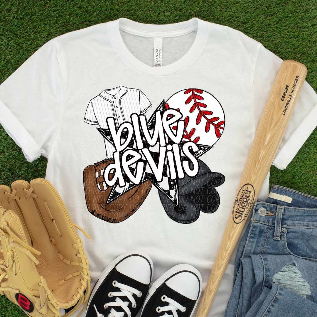 Baseball Mascots DTF Print