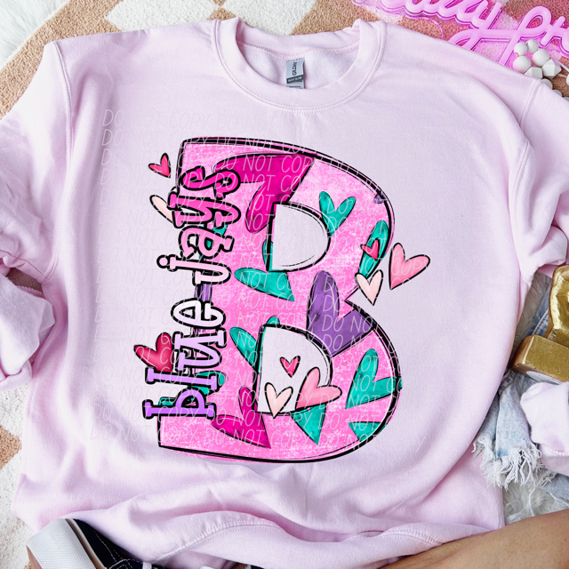 Valentine's Day Mascots DTF Print