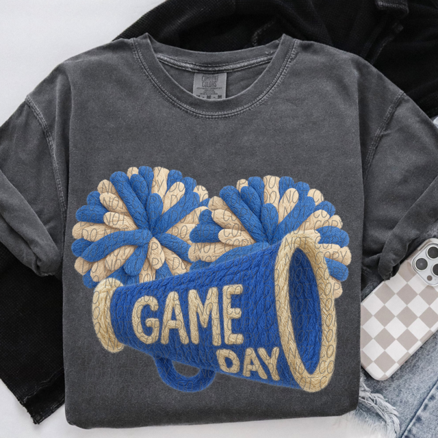 Yarn Game Day Cheer DTF Print