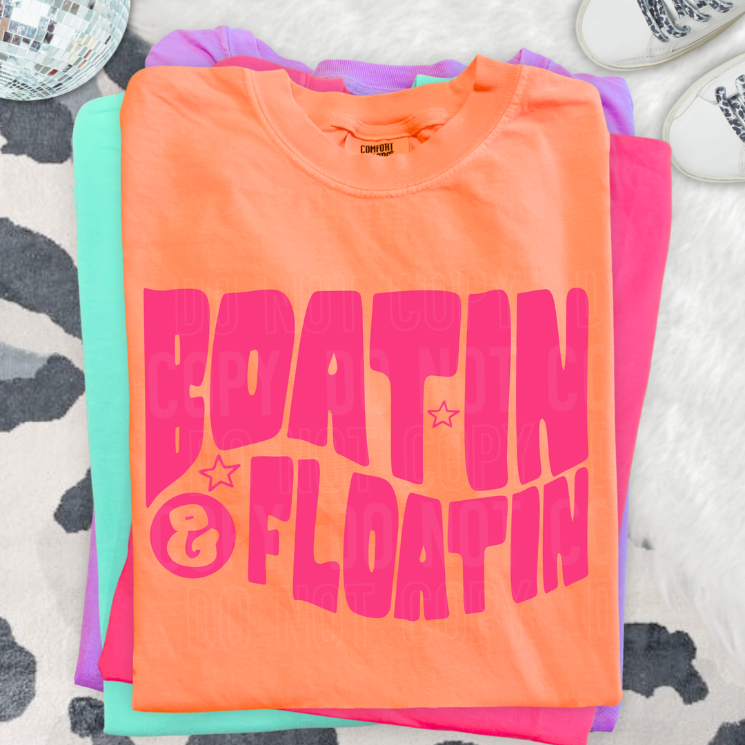 Boatin And Floatin DTF Print