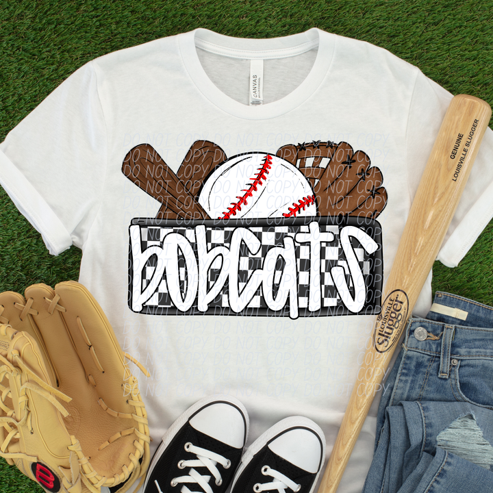 Baseball Mascots DTF Print