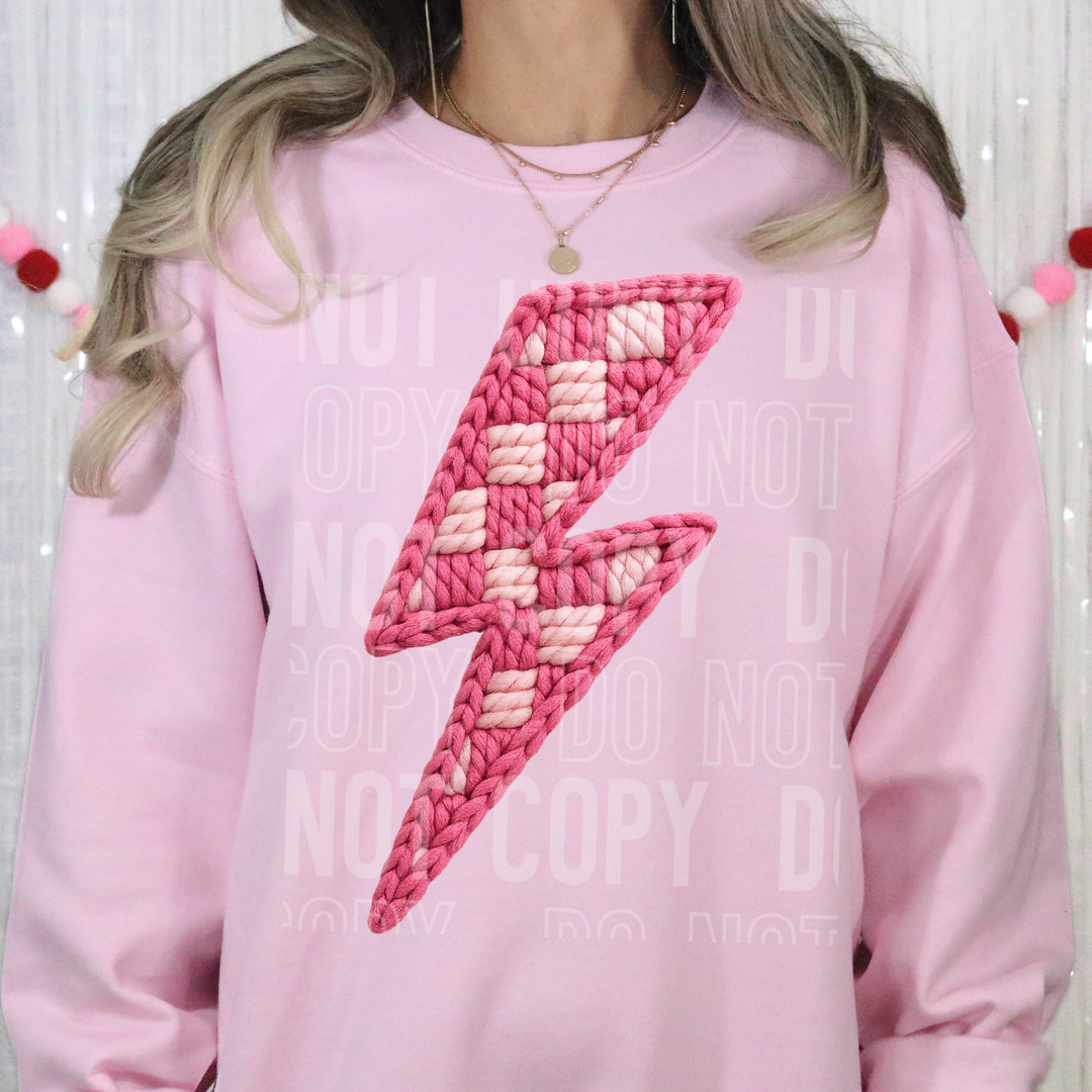 Bolt Faux Yarn DTF Print