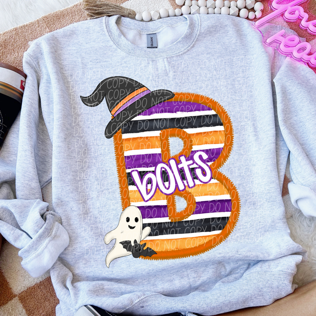 Halloween Striped Mascots DTF Print