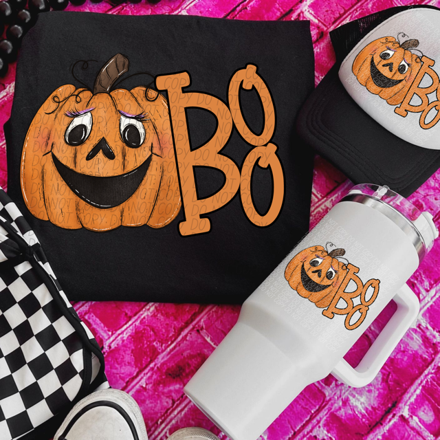 Boo Pumpkin DTF Print