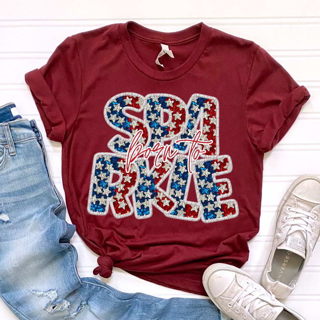 Born To Sparkle DTF Print