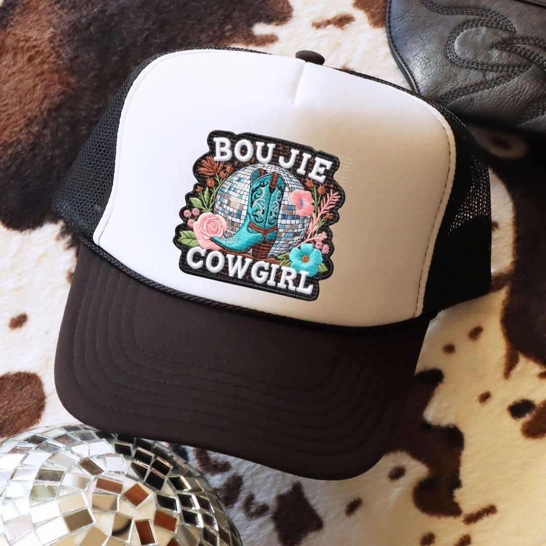 Boujie Cowgirl Faux Patch DTF Print