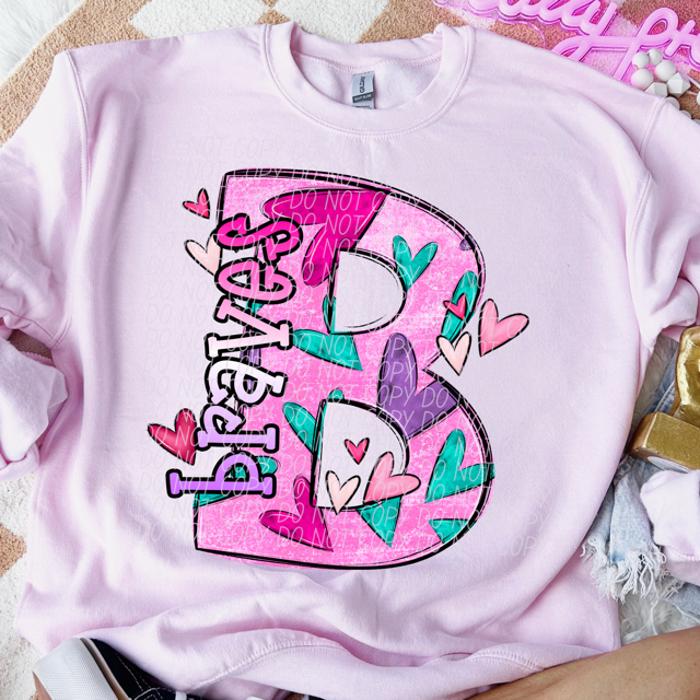 Valentine's Day Mascots DTF Print