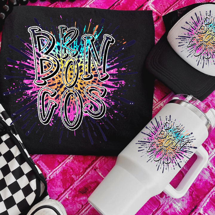 Color Splash Mascots DTF Print