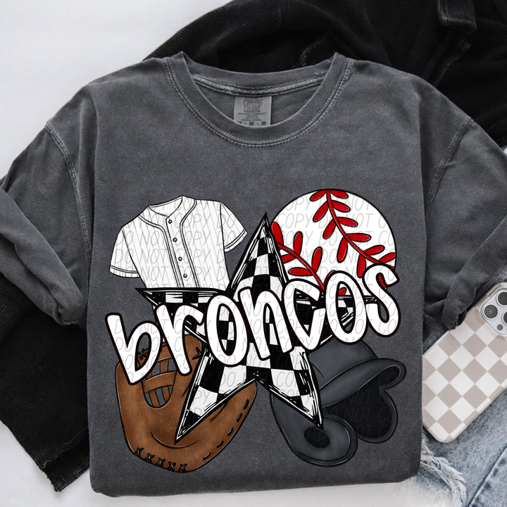 Baseball Mascots DTF Print