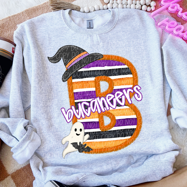 Halloween Striped Mascots DTF Print