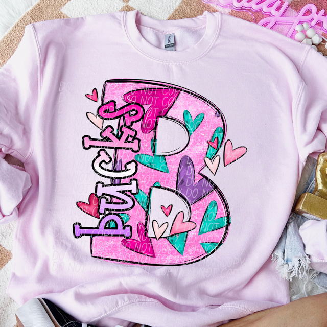 Valentine's Day Mascots DTF Print