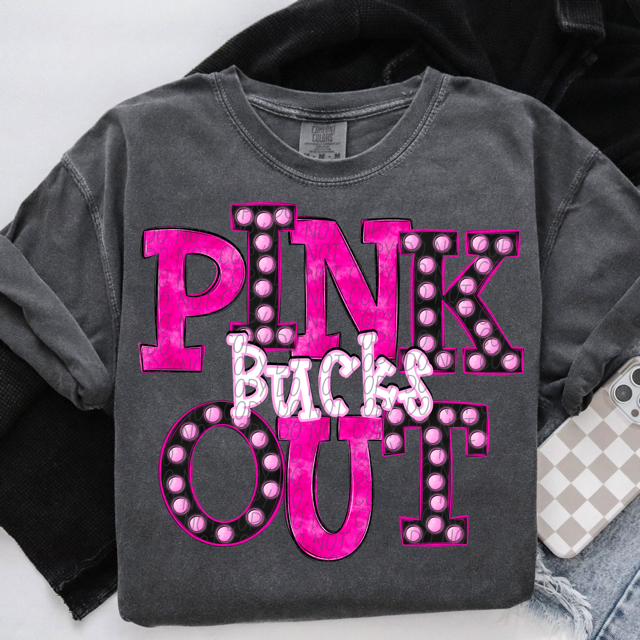 Pink Out Marquee DTF Print