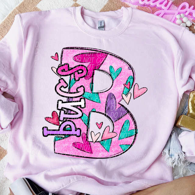 Valentine's Day Mascots DTF Print