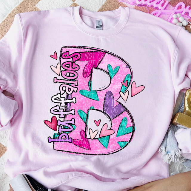 Valentine's Day Mascots DTF Print