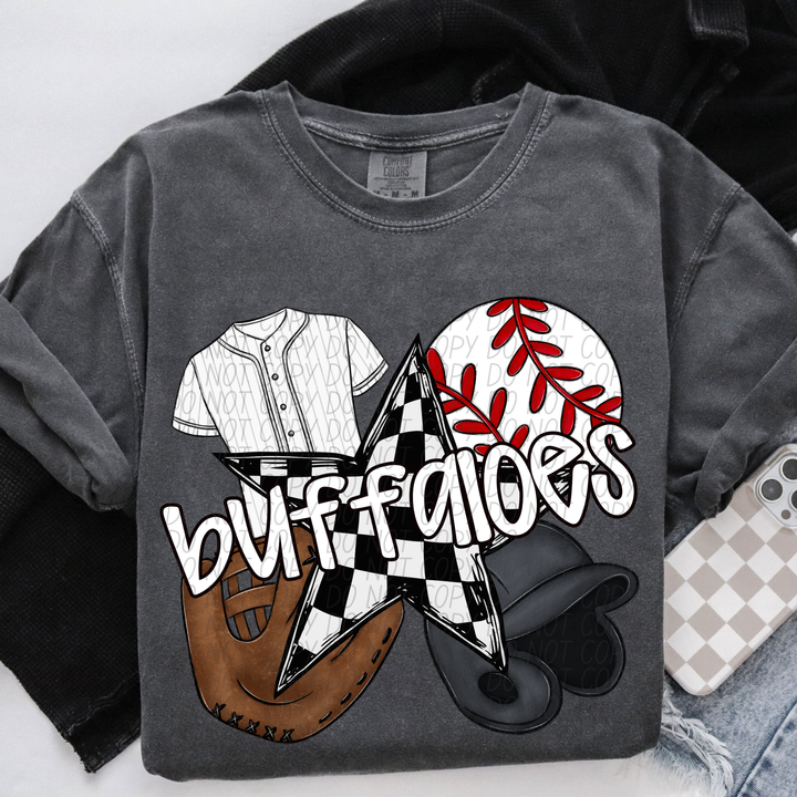 Baseball Mascots DTF Print