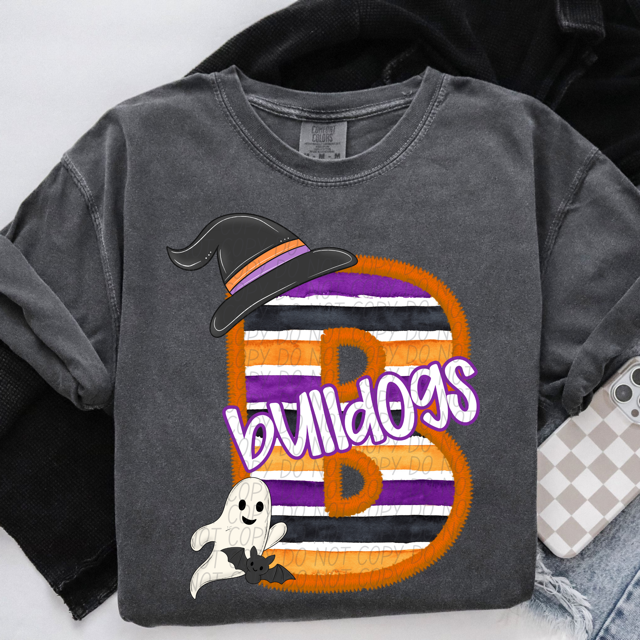 Halloween Striped Mascots DTF Print