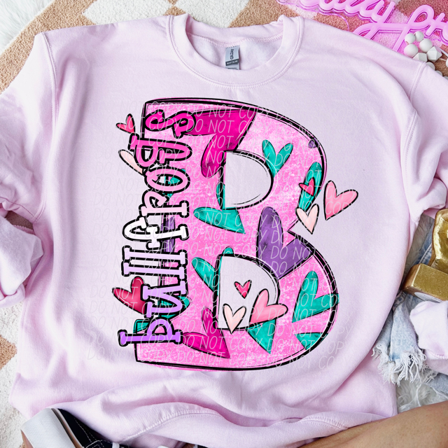 Valentine's Day Mascots DTF Print