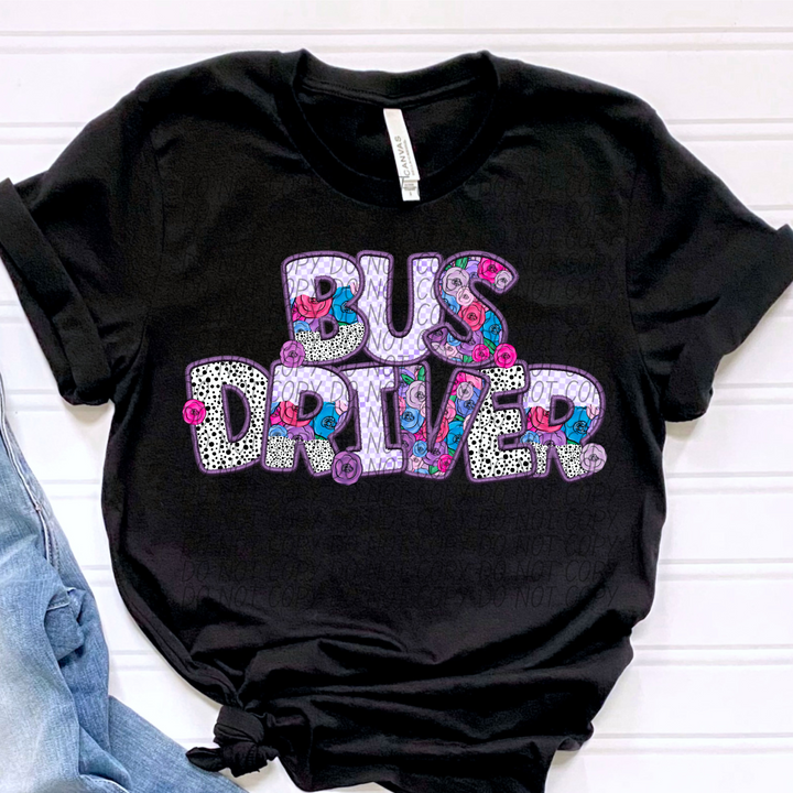 Pretty In Purple School Careers DTF Print