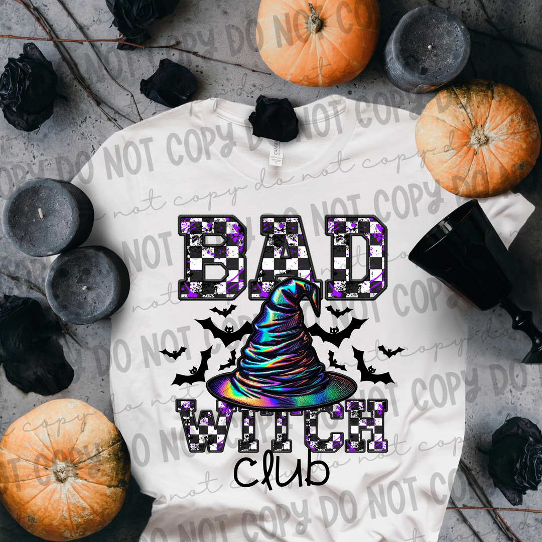 Bad Witch Club DTF Print