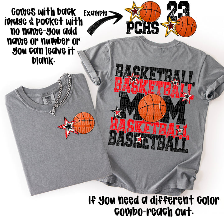 Basketball Mom Collection FRONT DTF Print