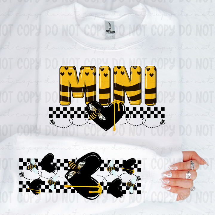 Bee Names SLEEVE DTF Print