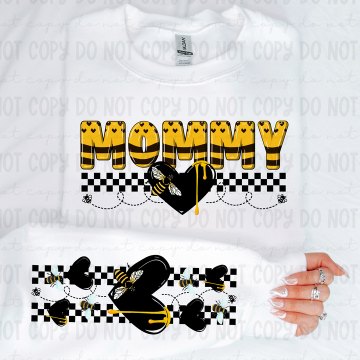 Bee Names SLEEVE DTF Print