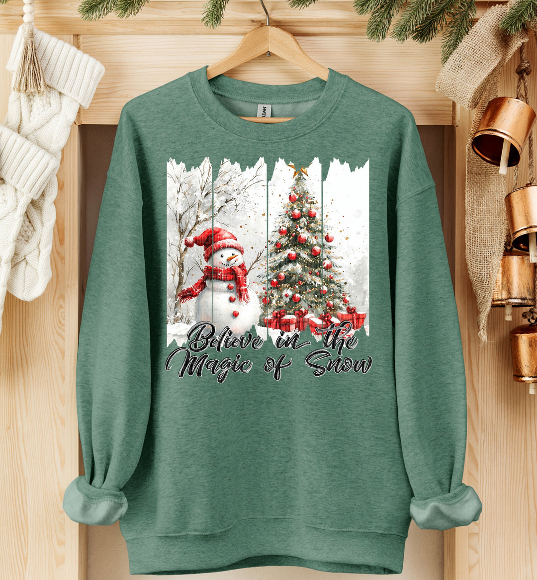 Believe In The Magic Of Snow DTF Print