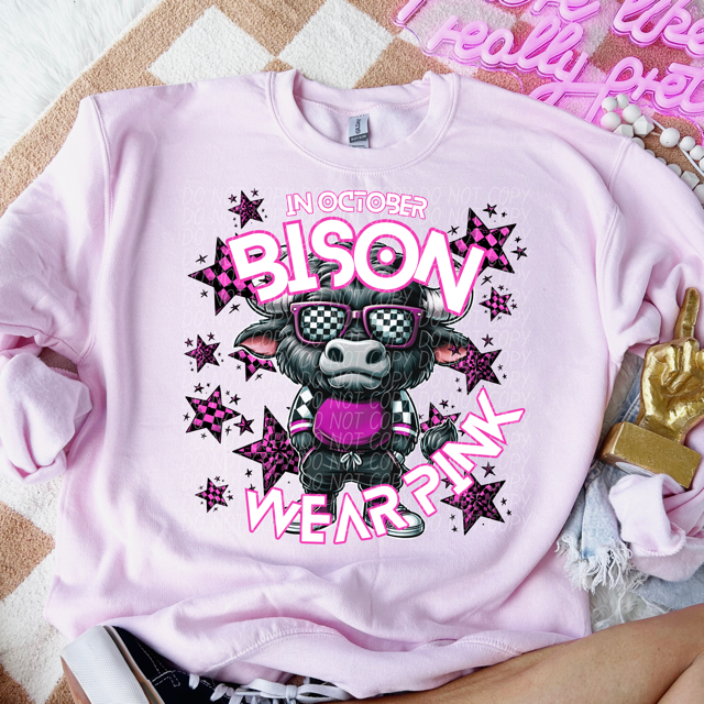 In October We Wear Pink - Mascots DTF Print