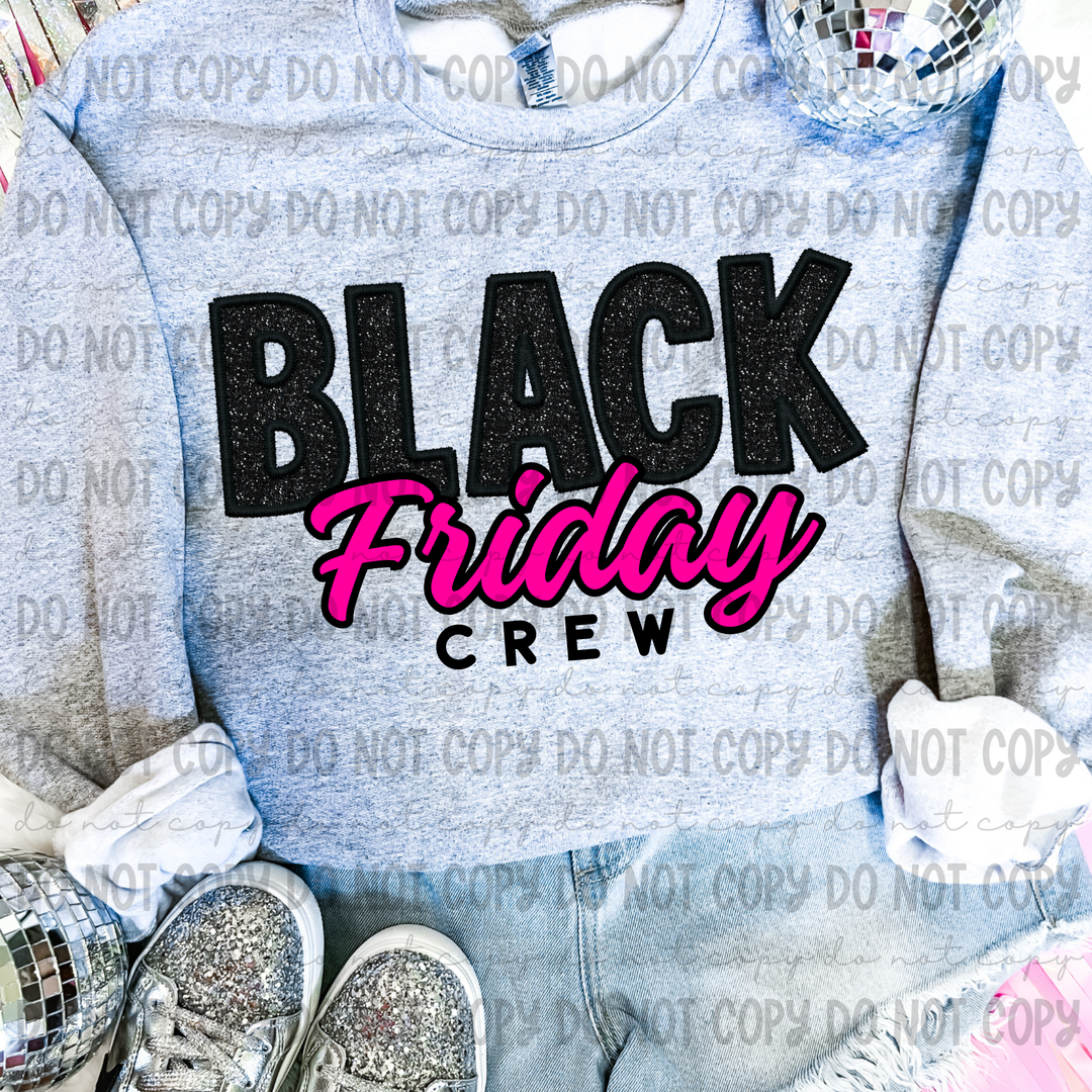 Black Friday Crew DTF Print