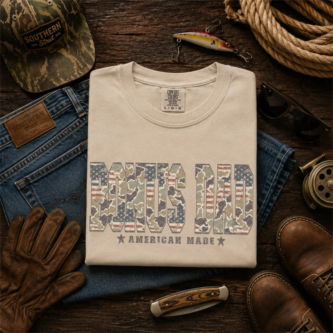 Camo Patriotic Men Collection DTF Print