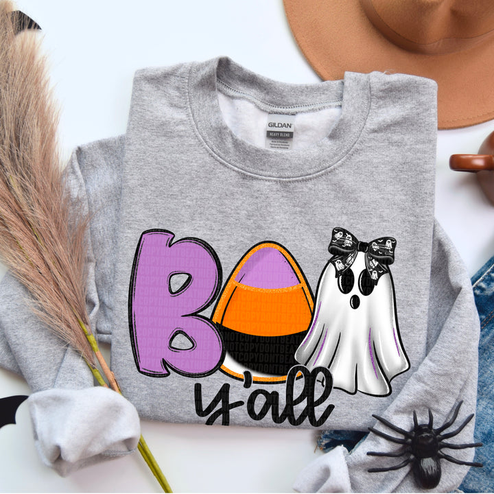 Boo Y’all DTF Print